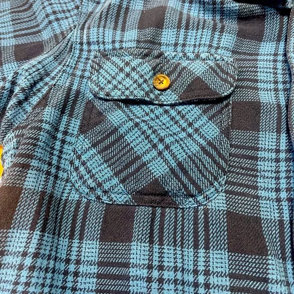 Duluth Trading Company Men’s Black and Blue Flannel Size Medium - Picture 3 of 7